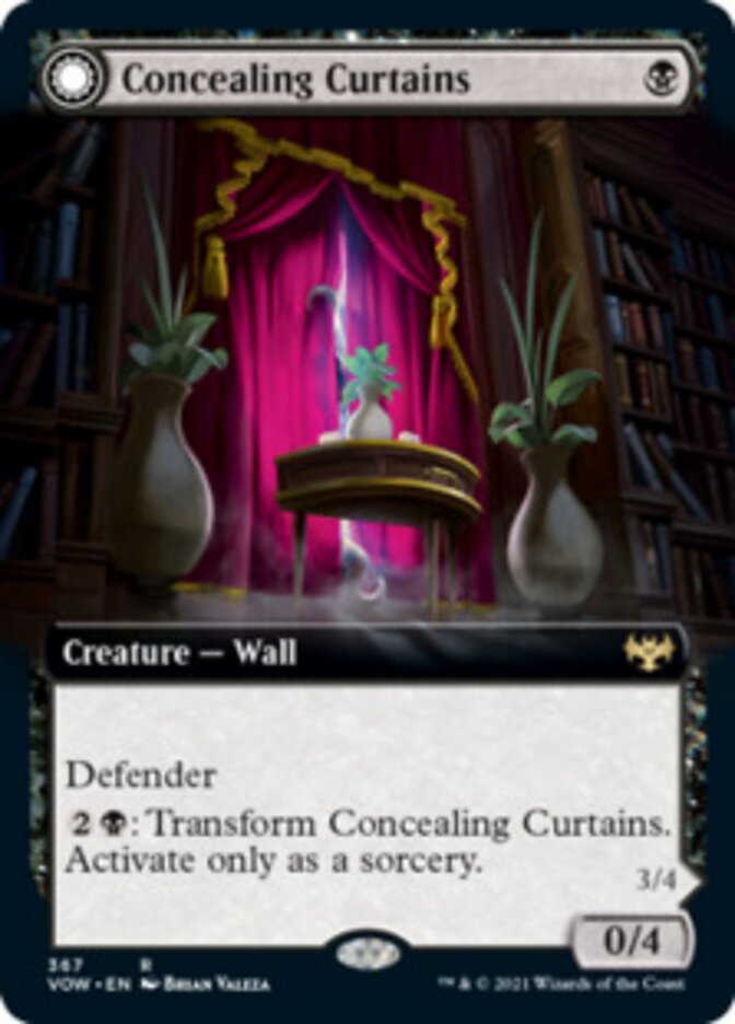 Concealing Curtains // Revealing Eye (Extended Art) [Innistrad: Crimson Vow] | Clutch Gaming