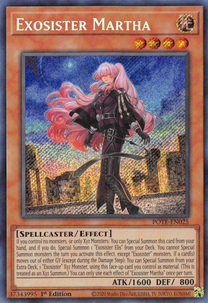 Exosister Martha [POTE-EN025] Secret Rare | Clutch Gaming