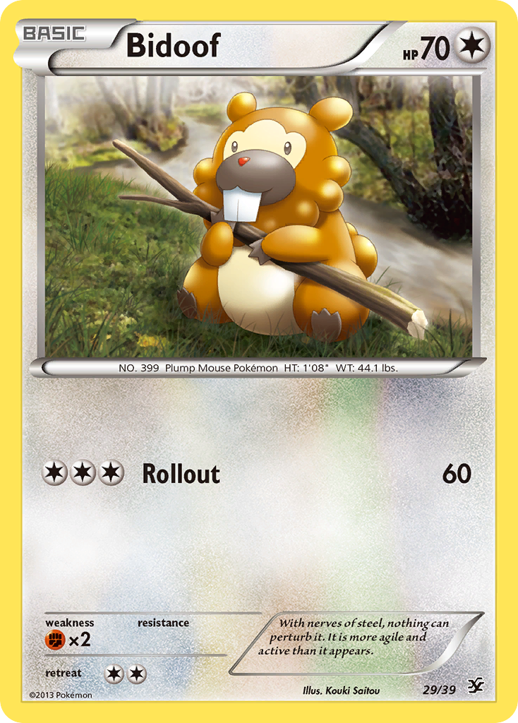 Bidoof (29/39) [XY: Kalos Starter Set] | Clutch Gaming