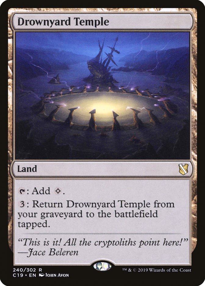 Drownyard Temple [Commander 2019] | Clutch Gaming