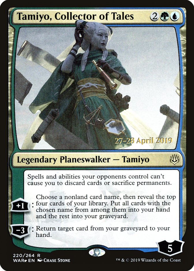 Tamiyo, Collector of Tales [War of the Spark Prerelease Promos] | Clutch Gaming