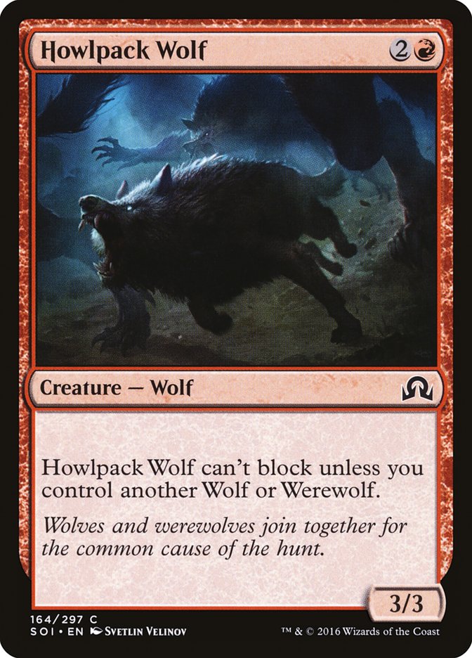 Howlpack Wolf [Shadows over Innistrad] | Clutch Gaming