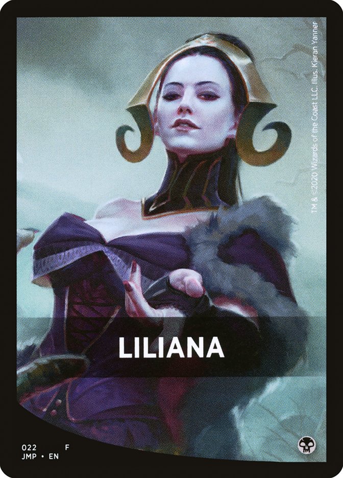 Liliana Theme Card [Jumpstart Front Cards] | Clutch Gaming