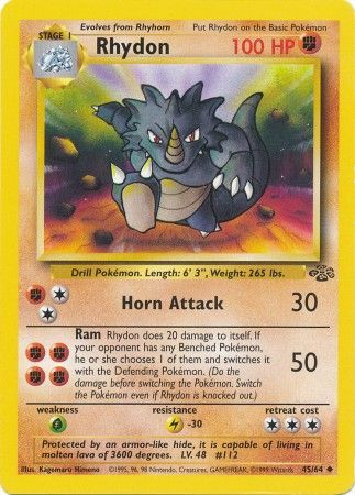 Rhydon (45/64) [Jungle Unlimited] | Clutch Gaming