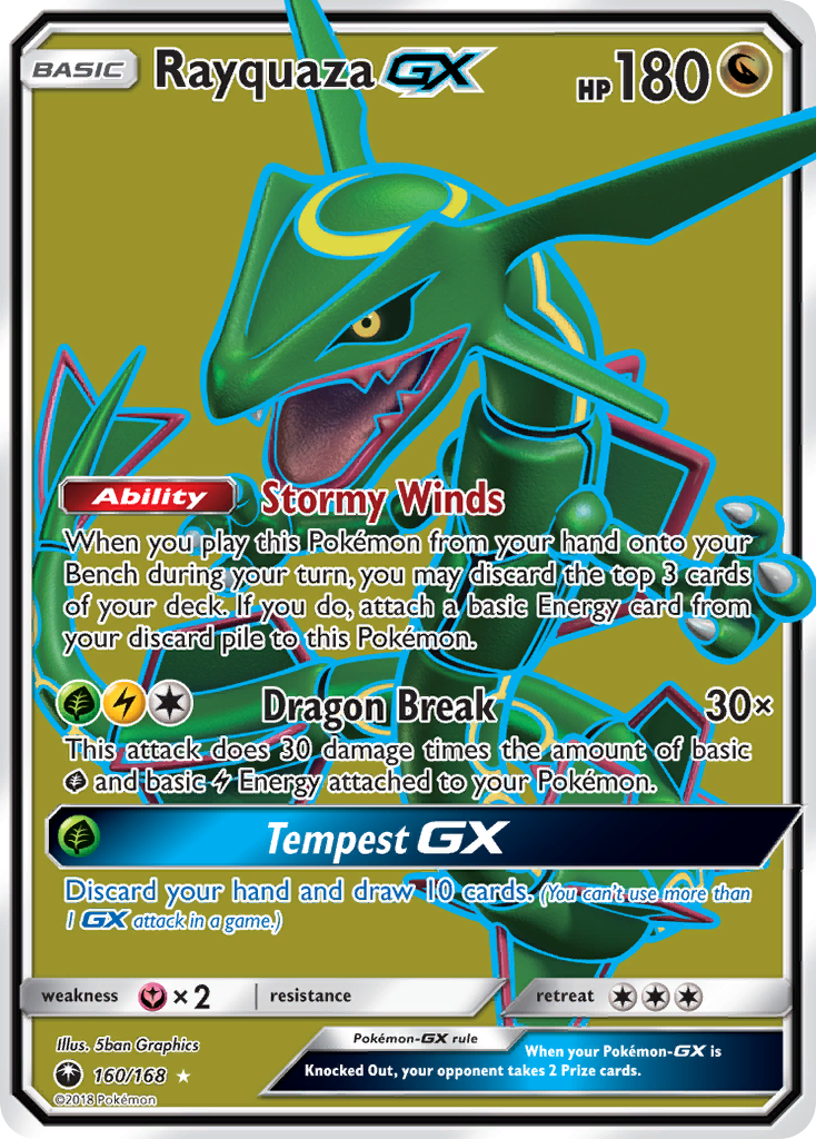 Rayquaza GX (160/168) [Sun & Moon: Celestial Storm] | Clutch Gaming