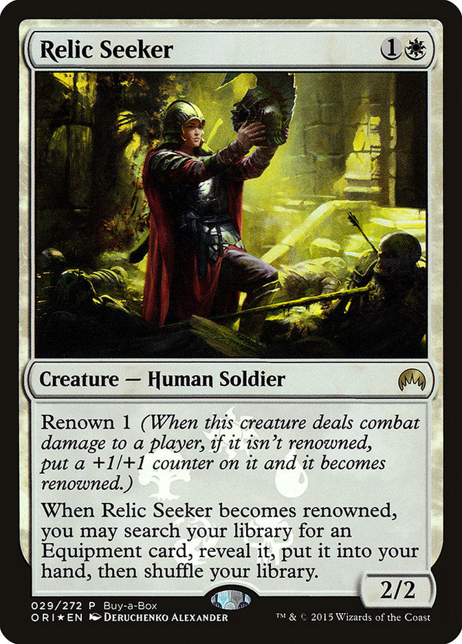 Relic Seeker (Buy-A-Box) [Magic Origins Promos] | Clutch Gaming