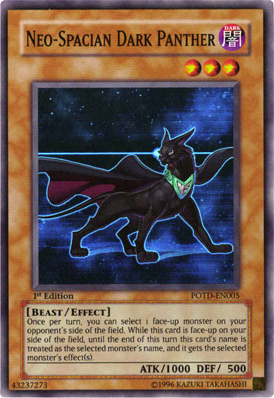 Neo-Spacian Dark Panther [POTD-EN005] Super Rare | Clutch Gaming