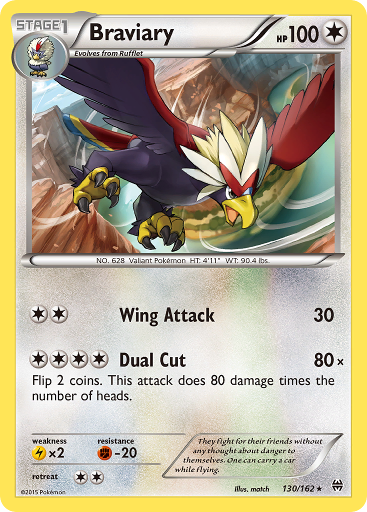 Braviary (130/162) [XY: BREAKthrough] | Clutch Gaming