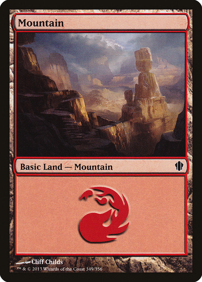 Mountain (349) [Commander 2013] | Clutch Gaming