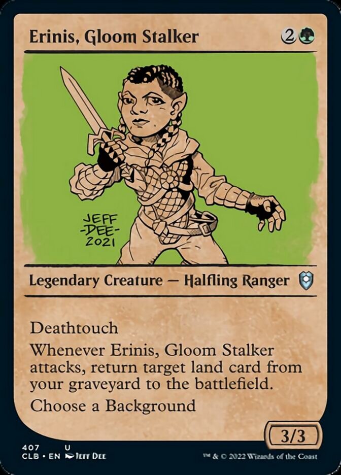 Erinis, Gloom Stalker (Showcase) [Commander Legends: Battle for Baldur's Gate] | Clutch Gaming