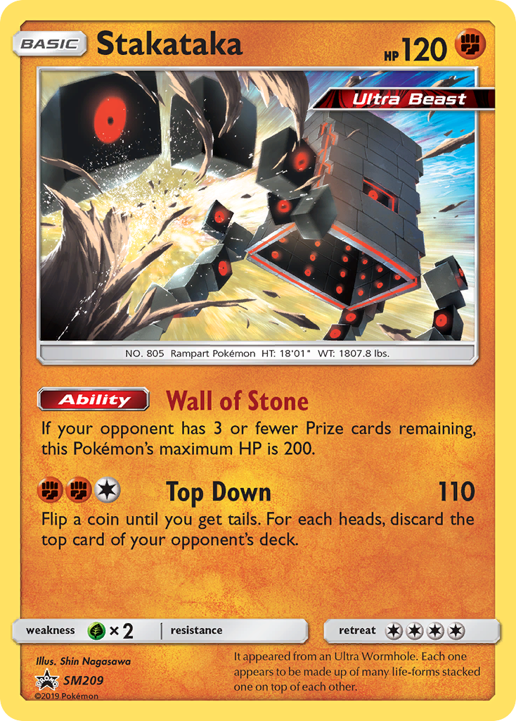 Stakataka (SM209) [Sun & Moon: Black Star Promos] | Clutch Gaming