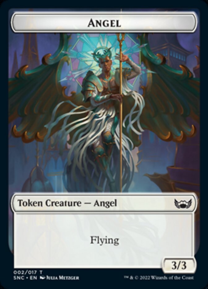 Treasure (016) // Angel Double-Sided Token [Streets of New Capenna Tokens] | Clutch Gaming