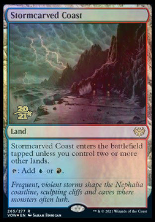 Stormcarved Coast [Innistrad: Crimson Vow Prerelease Promos] | Clutch Gaming