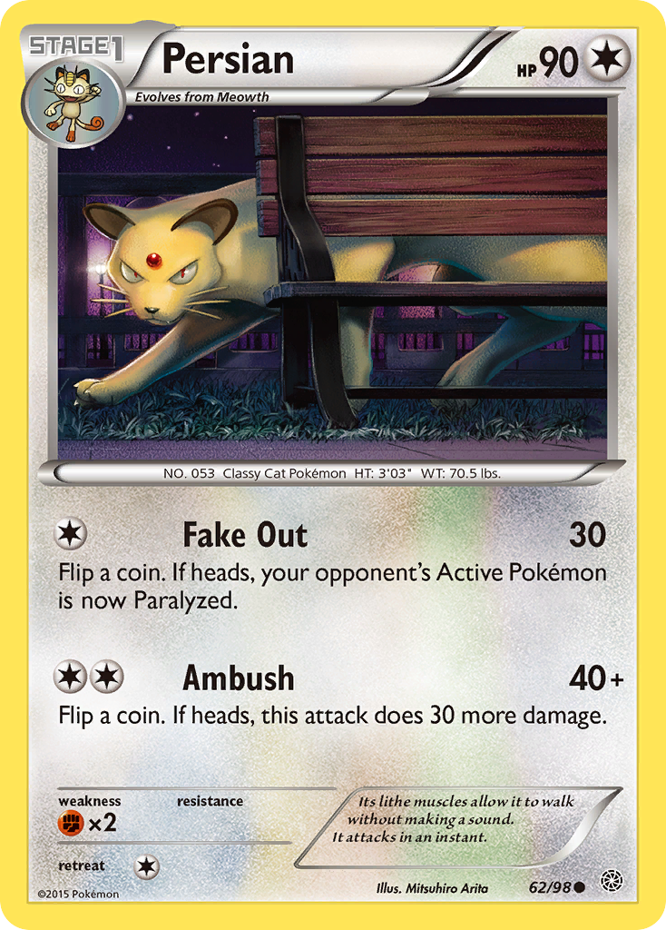 Persian (62/98) [XY: Ancient Origins] | Clutch Gaming