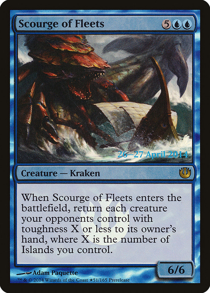 Scourge of Fleets [Journey into Nyx Prerelease Promos] | Clutch Gaming