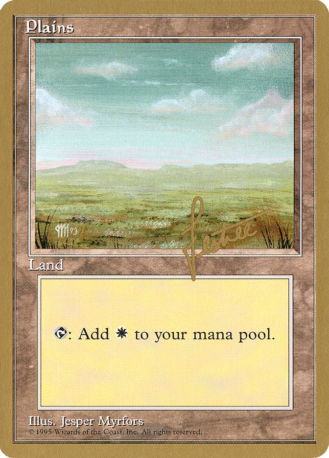 Plains (bl364) (Bertrand Lestree) [Pro Tour Collector Set] | Clutch Gaming