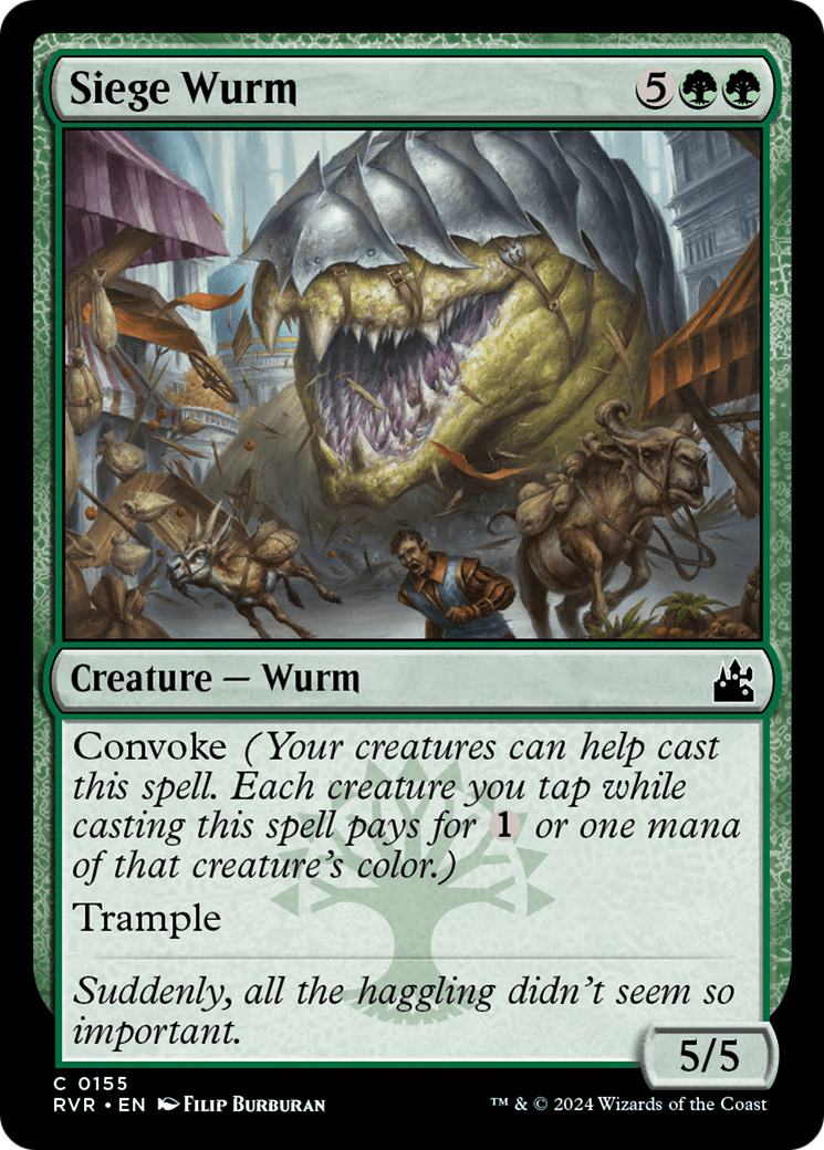 Siege Wurm [Ravnica Remastered] | Clutch Gaming