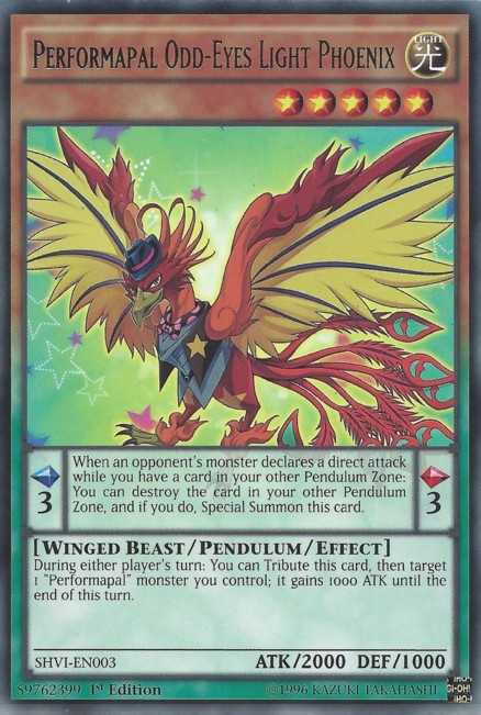 Performapal Odd-Eyes Light Phoenix [SHVI-EN003] Rare | Clutch Gaming