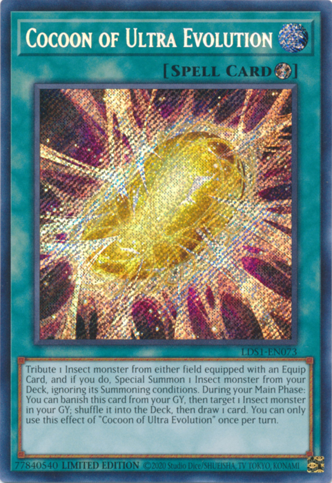 Cocoon of Ultra Evolution [LDS1-EN073] Secret Rare | Clutch Gaming