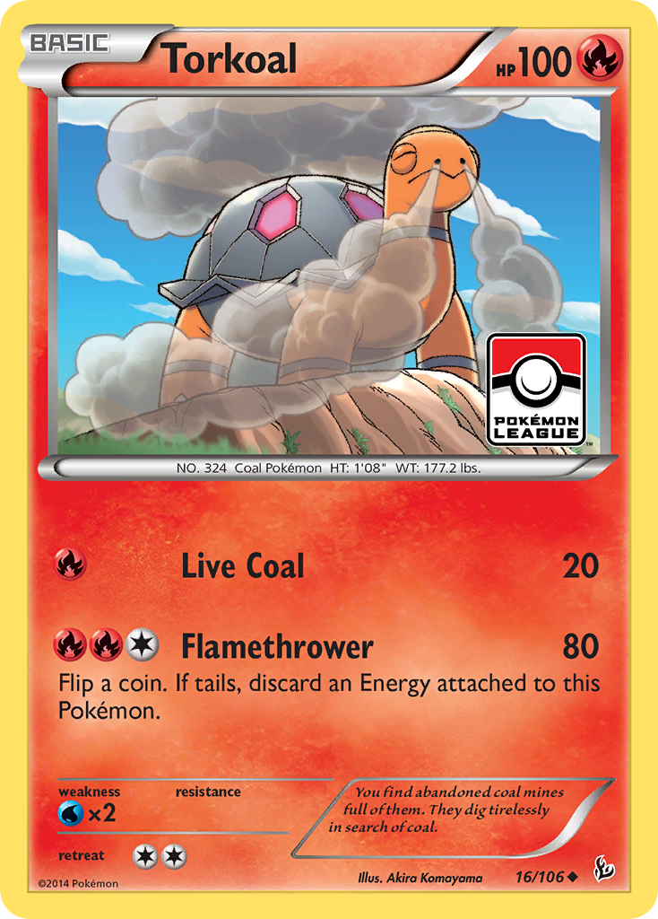 Torkoal (16/106) [XY: Flashfire] | Clutch Gaming