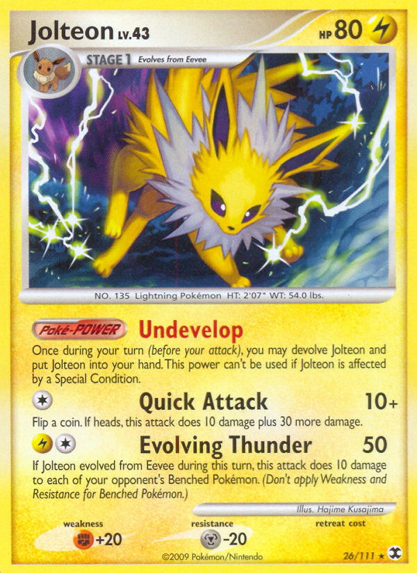 Jolteon (26/111) [Platinum: Rising Rivals] | Clutch Gaming