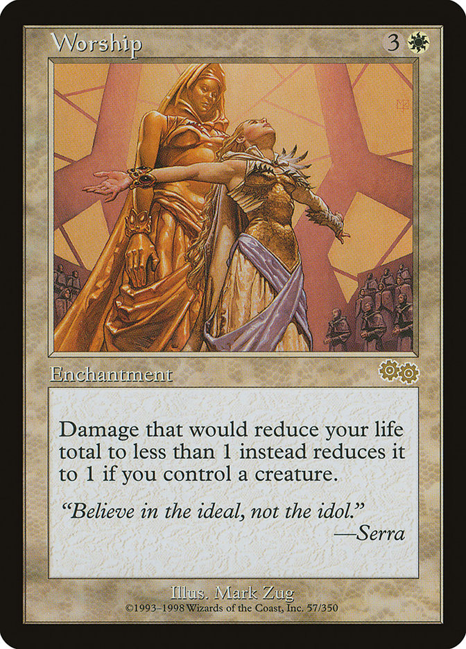 Worship [Urza's Saga] | Clutch Gaming