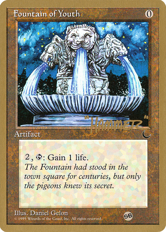 Fountain of Youth (Shawn "Hammer" Regnier) (SB) [Pro Tour Collector Set] | Clutch Gaming