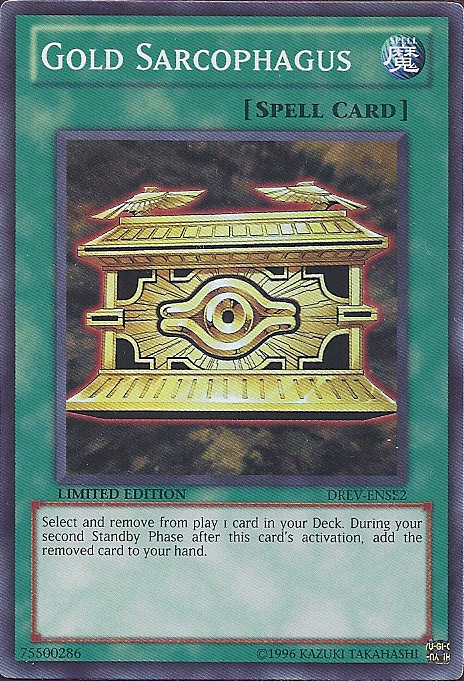 Gold Sarcophagus [DREV-ENSE2] Super Rare | Clutch Gaming