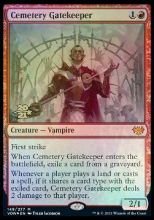 Cemetery Gatekeeper [Innistrad: Crimson Vow Prerelease Promos] | Clutch Gaming