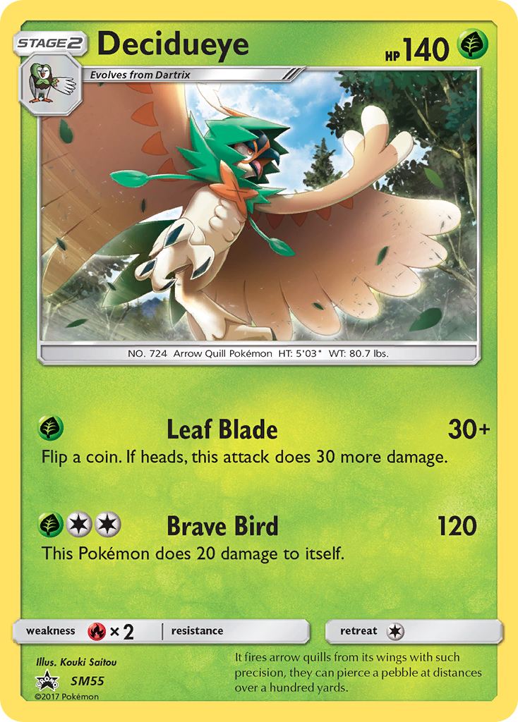 Decidueye (SM55) [Sun & Moon: Black Star Promos] | Clutch Gaming