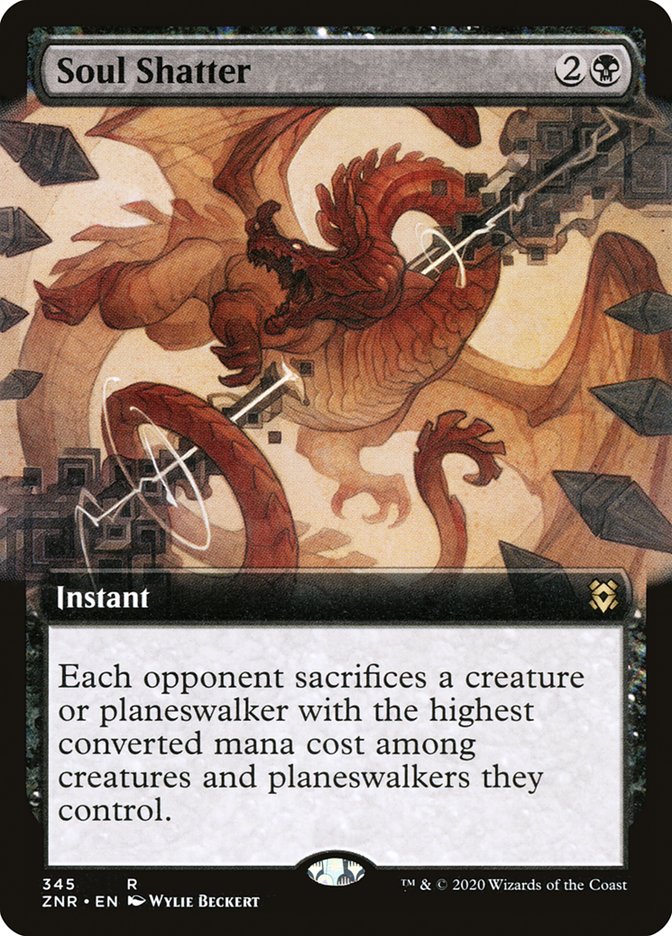 Soul Shatter (Extended Art) [Zendikar Rising] | Clutch Gaming