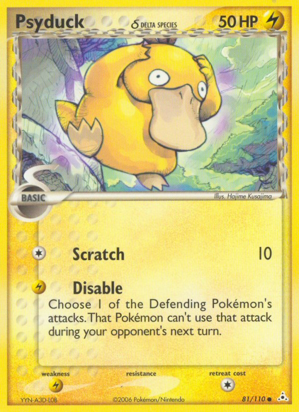 Psyduck (81/110) (Delta Species) [EX: Holon Phantoms] | Clutch Gaming