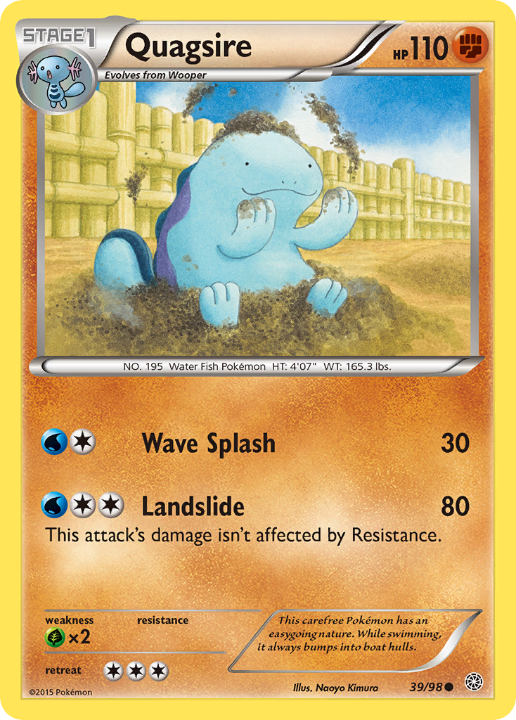 Quagsire (39/98) [XY: Ancient Origins] | Clutch Gaming