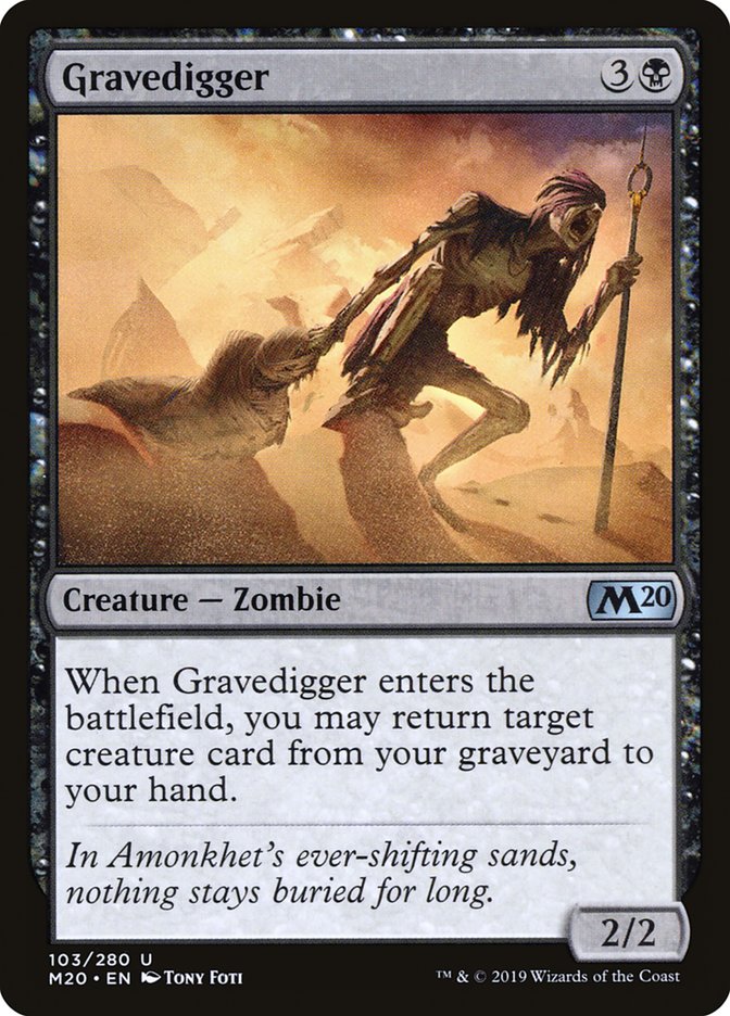 Gravedigger [Core Set 2020] | Clutch Gaming