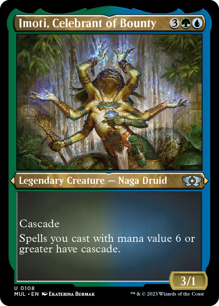 Imoti, Celebrant of Bounty (Foil Etched) [Multiverse Legends] | Clutch Gaming