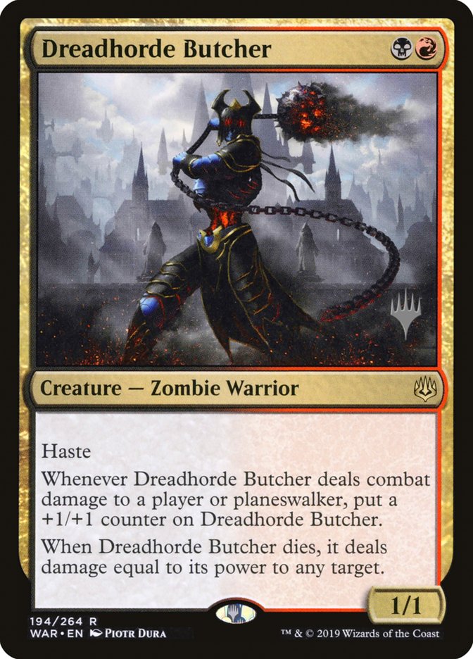 Dreadhorde Butcher (Promo Pack) [War of the Spark Promos] | Clutch Gaming