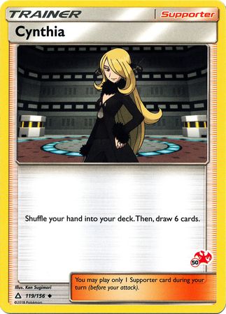 Cynthia (119/156) (Charizard Stamp #50) [Battle Academy 2020] | Clutch Gaming