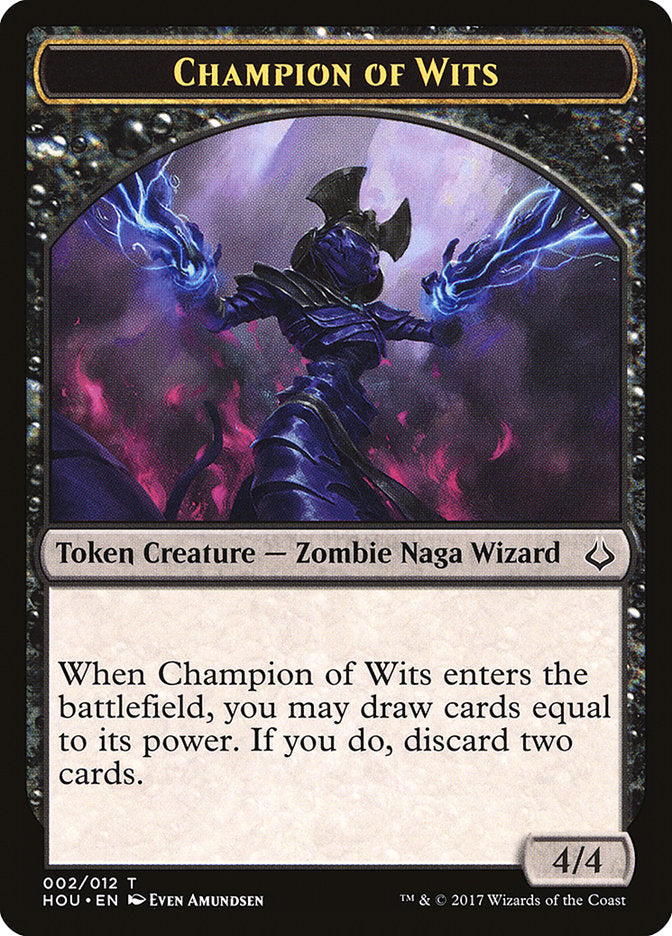 Champion of Wits Token [Hour of Devastation Tokens] | Clutch Gaming