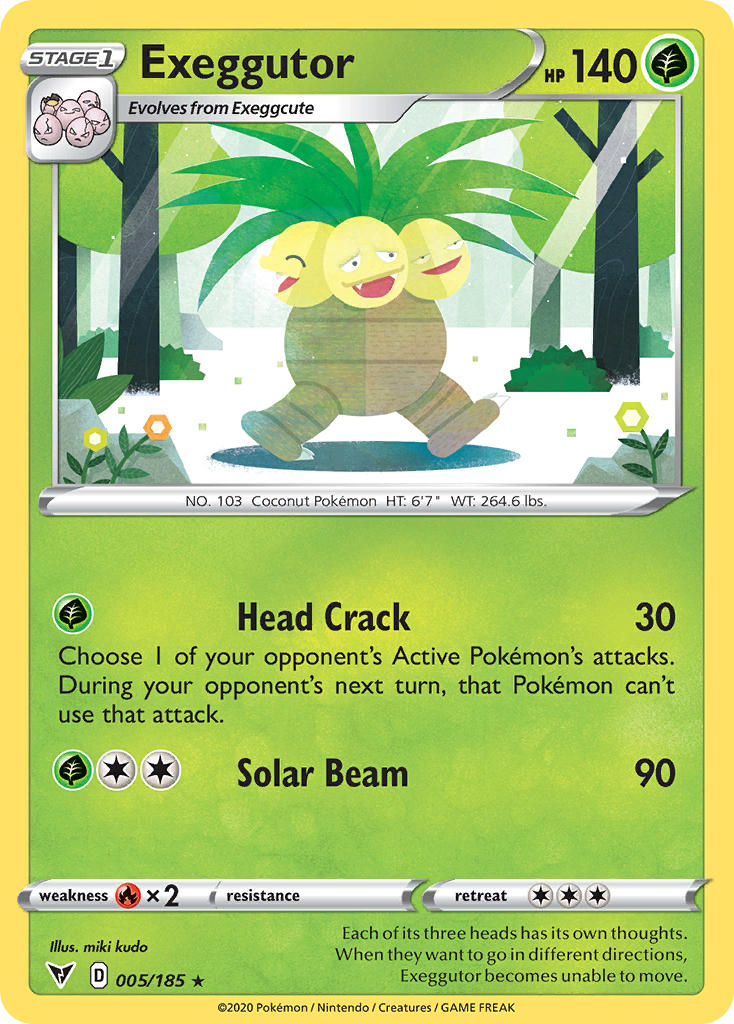 Exeggutor (005/185) [Sword & Shield: Vivid Voltage] | Clutch Gaming