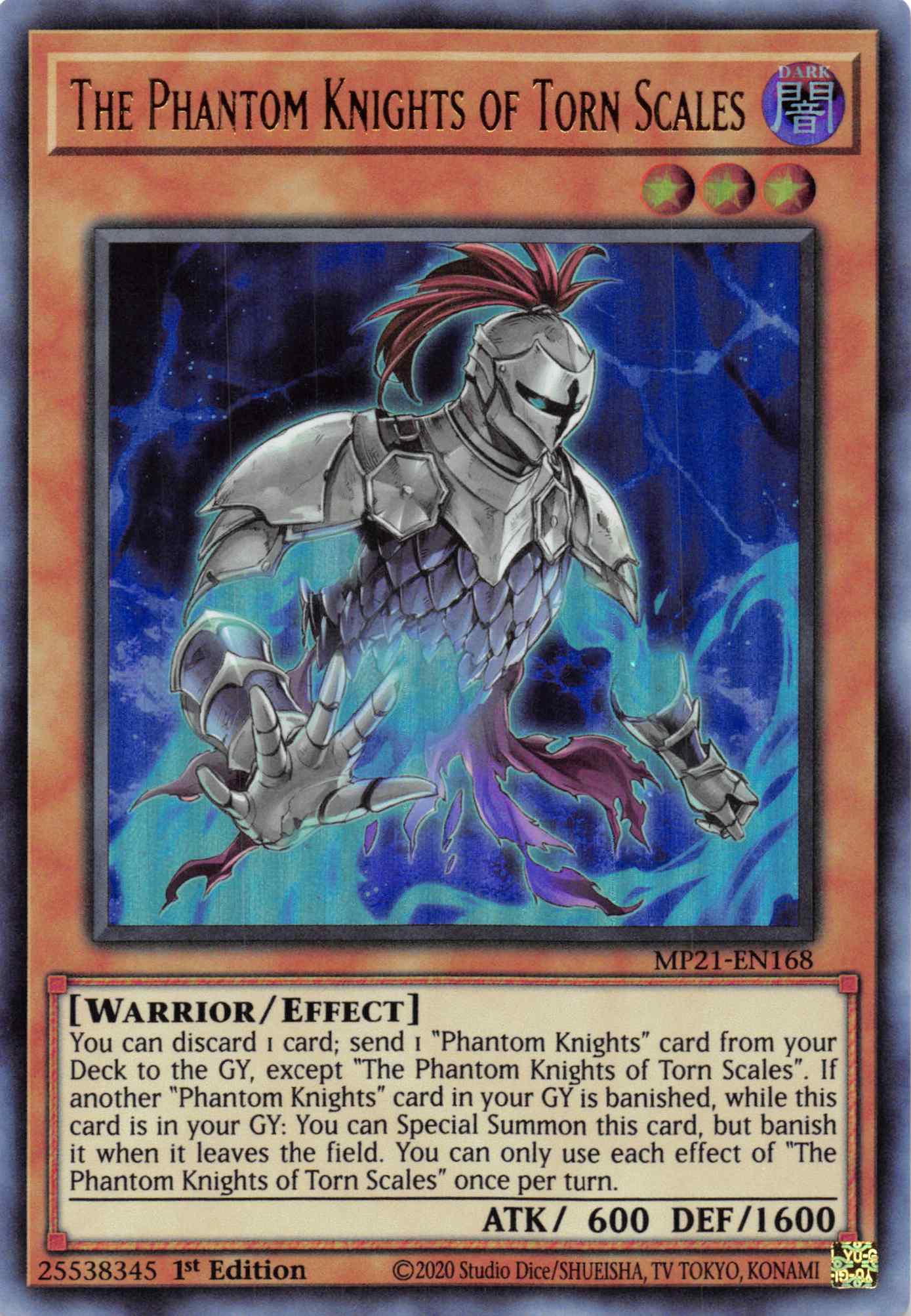 The Phantom Knights of Torn Scales [MP21-EN168] Ultra Rare | Clutch Gaming