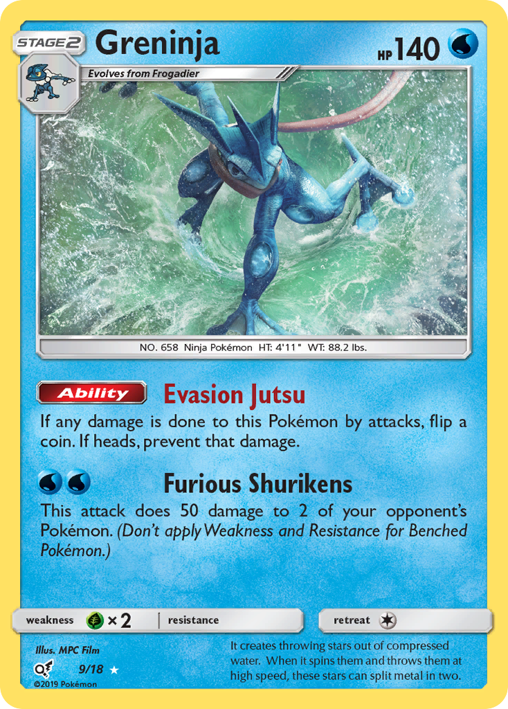 Greninja (9/18) [Sun & Moon: Detective Pikachu] | Clutch Gaming