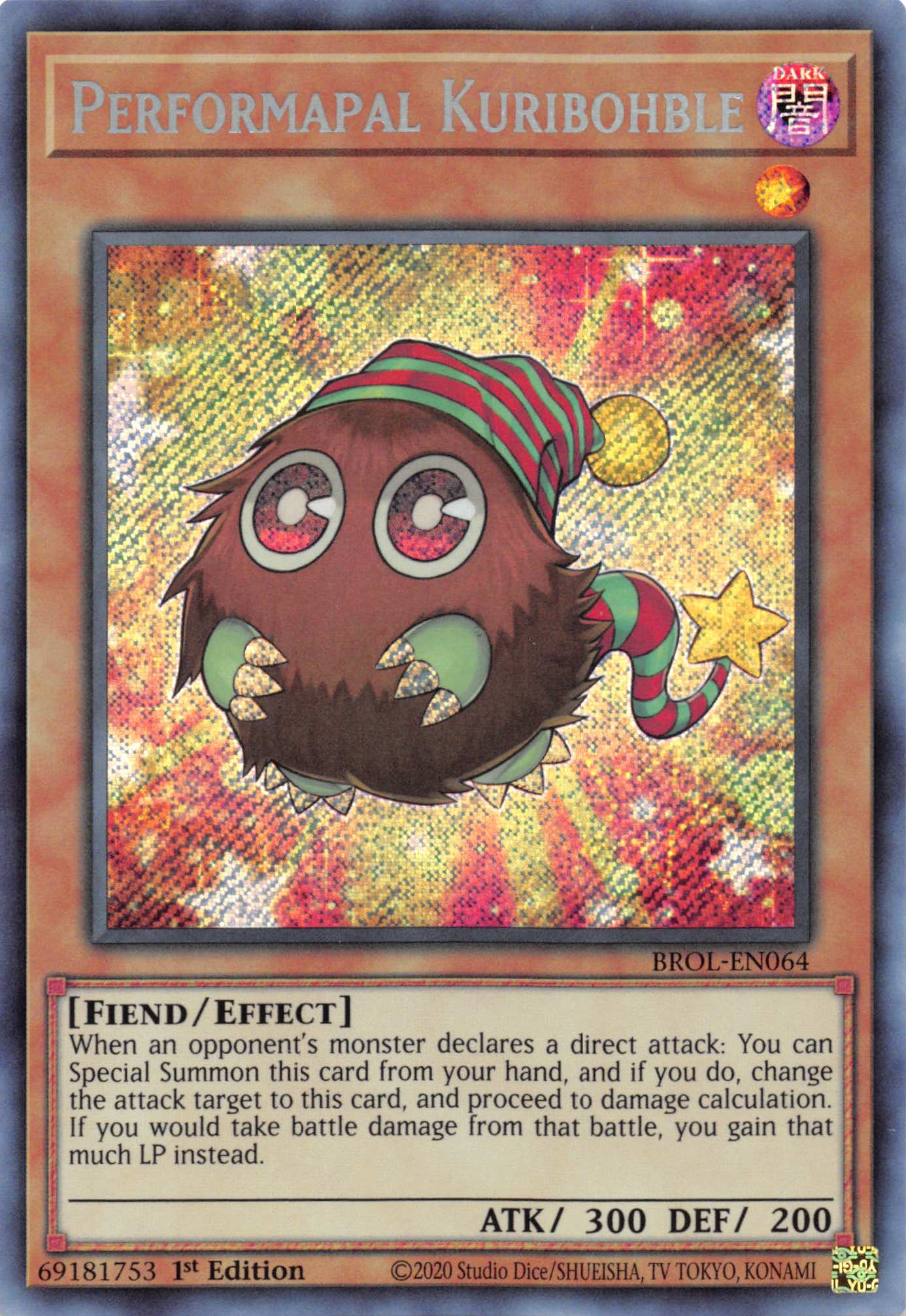 Performapal Kuribohble [BROL-EN064] Secret Rare | Clutch Gaming