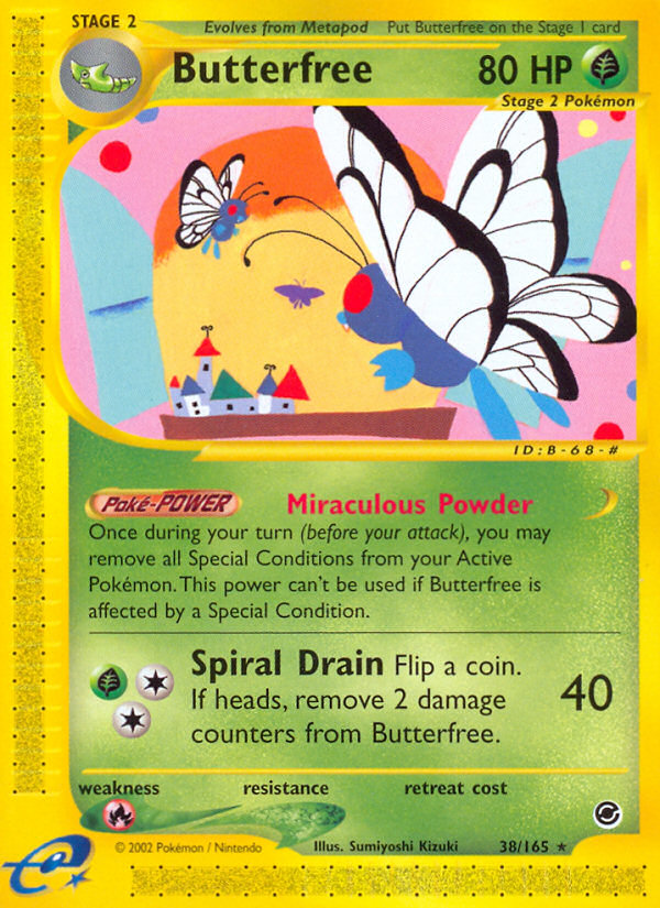 Butterfree (38/165) [Expedition: Base Set] | Clutch Gaming