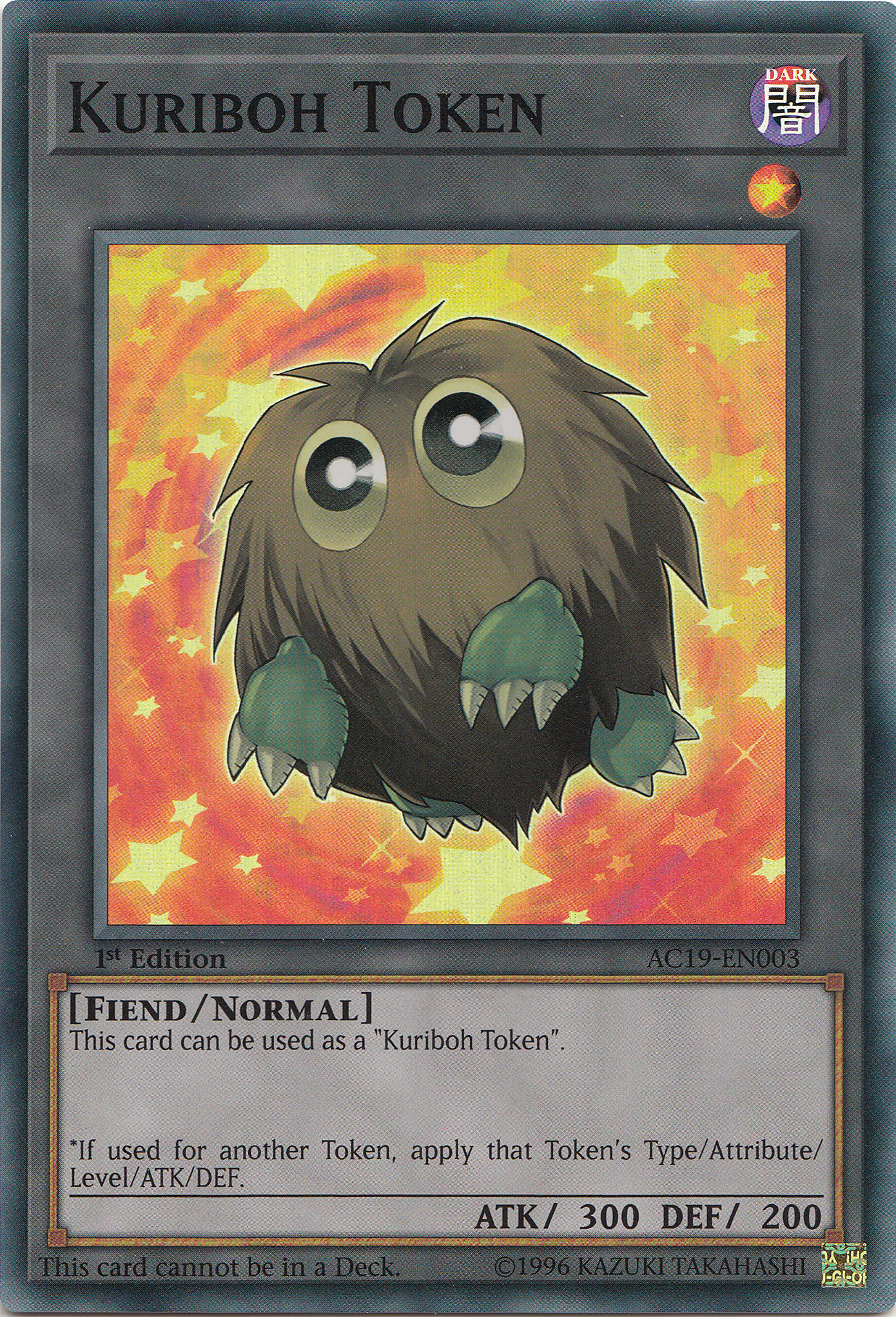 Kuriboh Token [AC19-EN003] Super Rare | Clutch Gaming