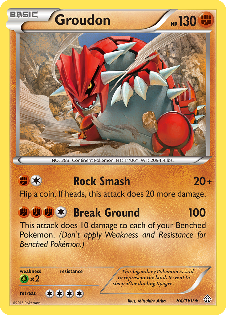 Groudon (84/160) [XY: Primal Clash] | Clutch Gaming