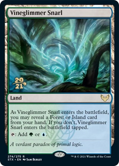 Vineglimmer Snarl [Strixhaven: School of Mages Prerelease Promos] | Clutch Gaming