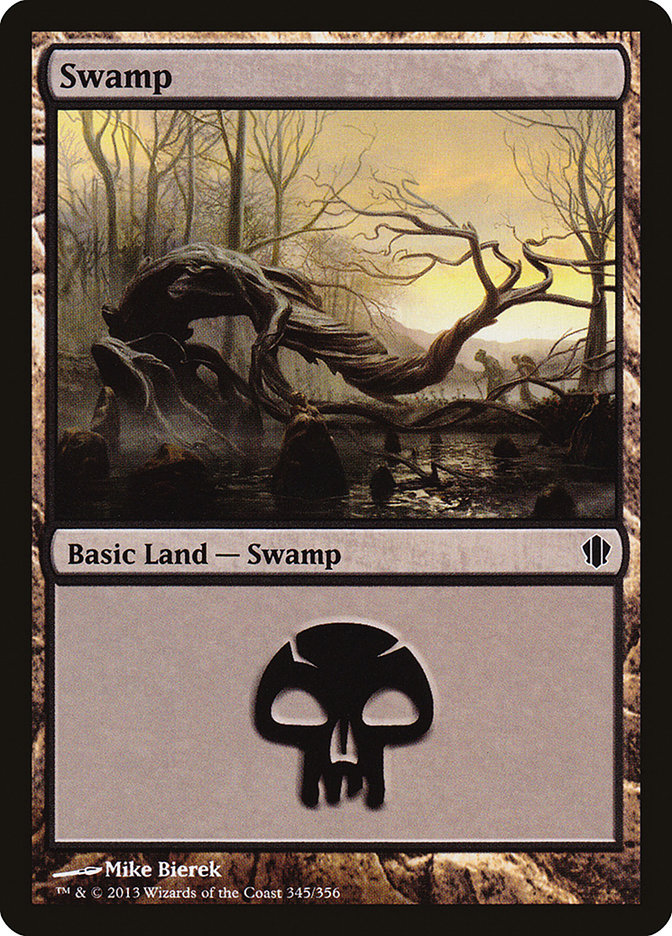 Swamp (345) [Commander 2013] | Clutch Gaming