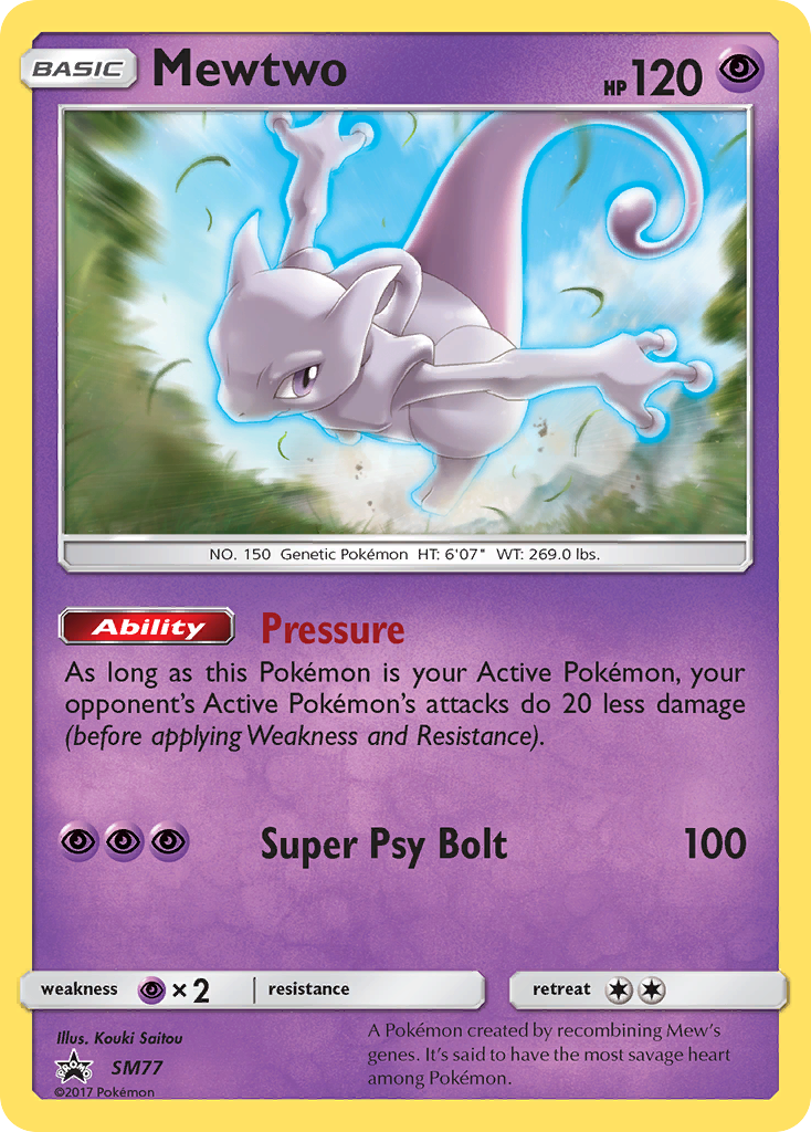 Mewtwo (SM77) [Sun & Moon: Black Star Promos] | Clutch Gaming