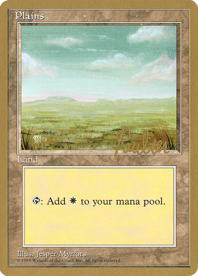 Plains (pp364) (Preston Poulter) [Pro Tour Collector Set] | Clutch Gaming