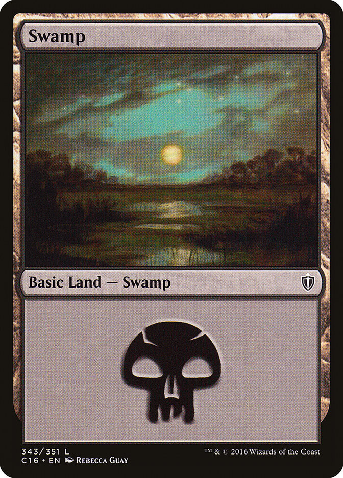 Swamp (343) [Commander 2016] | Clutch Gaming